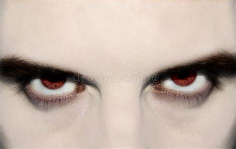 Evil vampire watching. Male partial face showing evil look with red eyes and eye , #AD, #partial ...