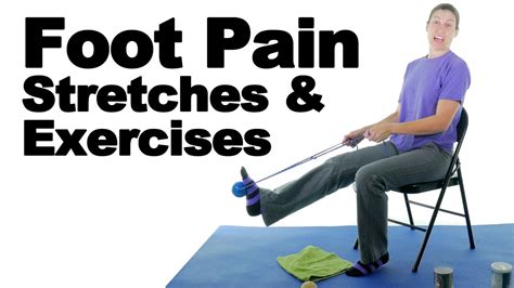 Foot Pain Stretches & Exercises with The OH Ball - Ask Doctor Jo - YouTube