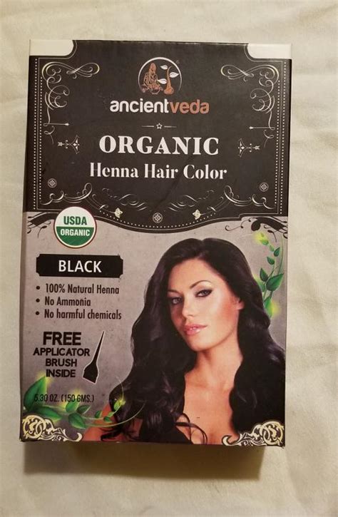 Organic Black Henna Hair Color 150 Grams #37407 | DesiClik.com, USA