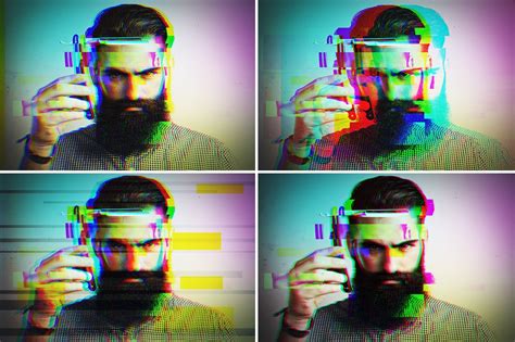 Glitch effect with GIF animation | Actions ~ Creative Market