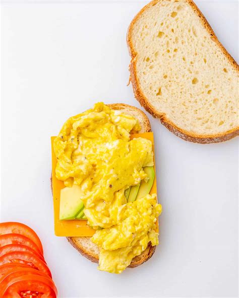 Easy Breakfast Egg Sandwich - Healthy Fitness Meals