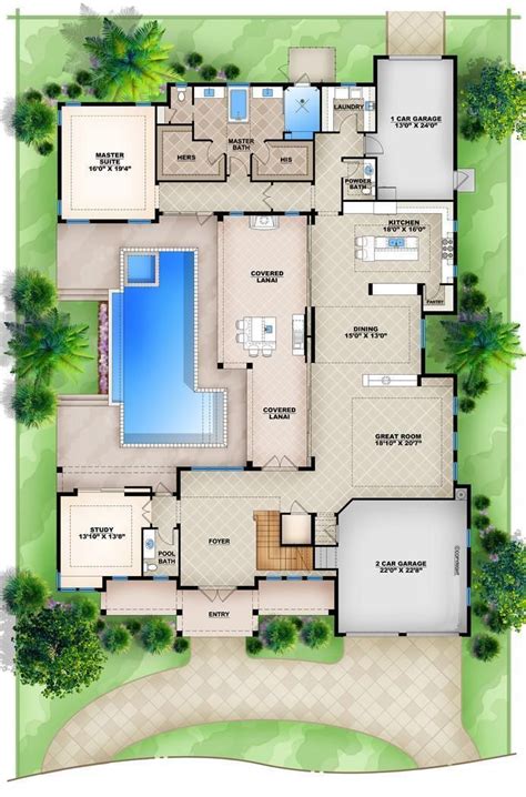 Single Story Modern House Plans 2020 Modern House Story Plans Single ...