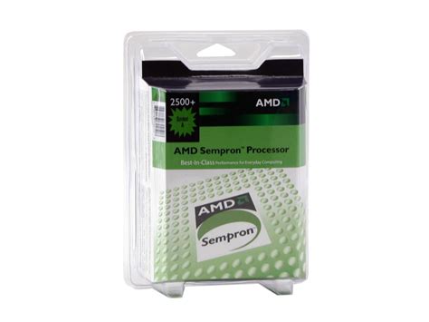 AMD Sempron 2500+ - Sempron Thoroughbred Single-Core 1.75 GHz Socket A Processor - SDA2500BOX ...