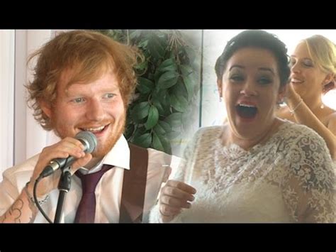 Ed Sheeran Crashes Couple's Wedding | POPSUGAR Celebrity