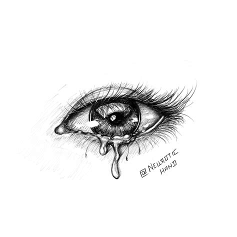 Pencil Drawings Of Crying Eyes