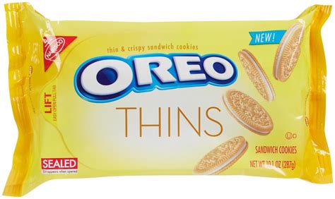 Oreo Thins Sandwich Cookies - Golden - 10.1 oz- Buy Online in United ...