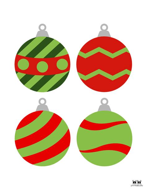 Printable Christmas Ornaments | Printabulls