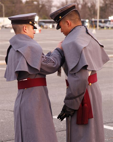 File:U.S. Army West Point cadets assist each other with their uniforms at Fort Lesley J. McNair ...