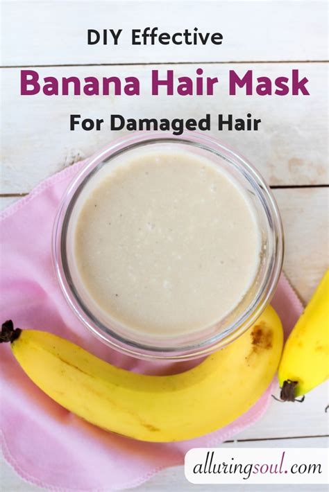 DIY Effective Banana Hair Mask For Damaged Hair