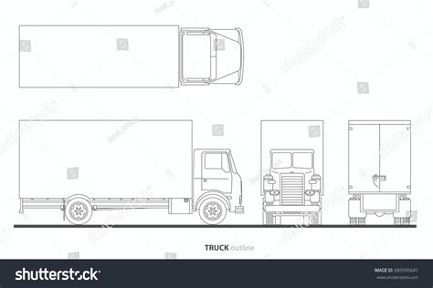 1,616 Truck Icon Plan View Images, Stock Photos & Vectors | Shutterstock