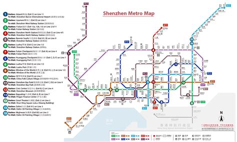 Shenzhen Metro Map, Shenzhen Subway Map - Subway Lines