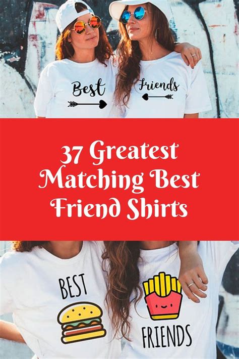 Best Friend Shirts - 37 Greatest Matching Shirts For Best Friends! | Friendship shirts, Best ...