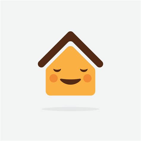 House Vector Icon. House Emoji. Funny House Icon. 5726166 Vector Art at Vecteezy