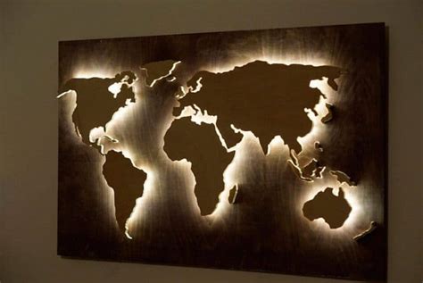 12 Best World Map Wall Art Designs to Decorate Your Home in 2022 - The Wanderlust Within