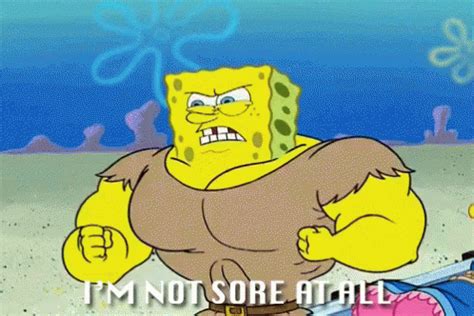 Beast GIF - Spongebobsquarepants Notsore Ripped - Discover & Share GIFs