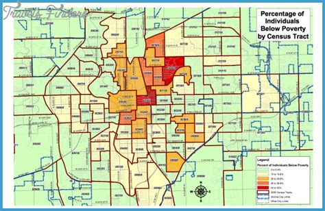 Wichita Map - TravelsFinders.Com