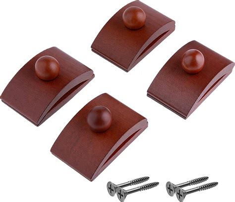 Amazon.com: Classy Clamps Wooden Quilt Wall Hangers – 4 Large Clips (Dark) and Screws for Wall ...