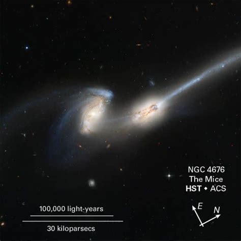 Mice, The_Interacting Galaxies_nasa | Galaxies, Light year, Universe