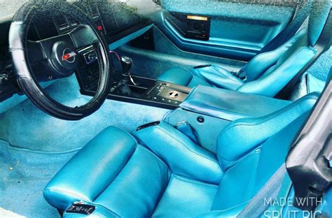 blue corvette interior | Barn Finds