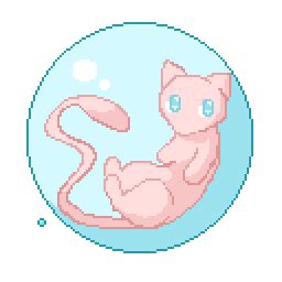 F2U Animated - Pokemon: Mew Pixel Art by Revy-oli on DeviantArt