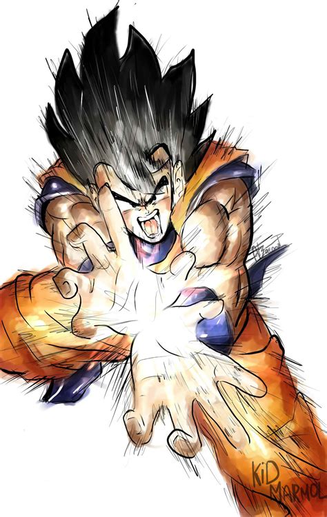 Goku-Kamehameha by kidMarmol on DeviantArt