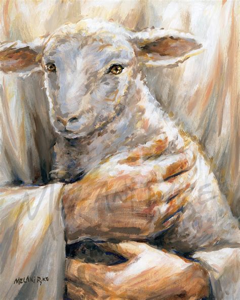 Shepherd Holding Lamb Print on Paper or Canvas Christian - Etsy UK