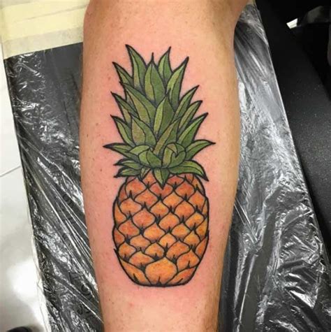 Pineapple tattoo, Pinapple tattoos, Pineapple tattoo meaning