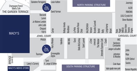 Stroller and Wheelchair Locations – South Coast Plaza