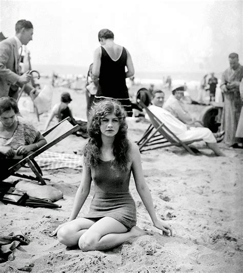 A swimmer on the beach of Deauville, Calvados, France, circa 1925 ~ vintage everyday