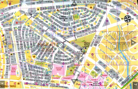 Makati City Tourist Map - Makati City • mappery