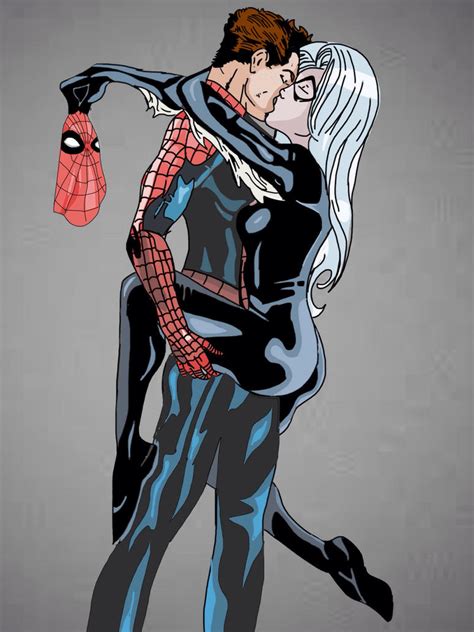 Spiderman and Black Cat by Little-thoughtz on DeviantArt