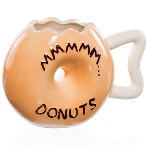 Frosted Donut Shaped Coffee Mug | RetroFestive.ca