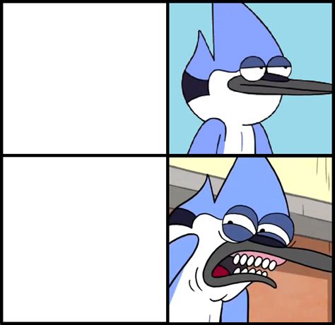 Mordecai disgusted Blank Template - Imgflip