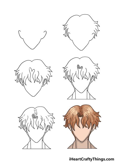 How To Draw Anime Boy Hair