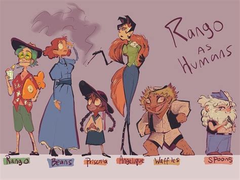 an image of some cartoon characters that are in the style of rono and his humans