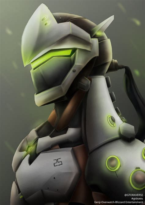 Genji Shimada Overwatch FanArt by G4B2TER on DeviantArt