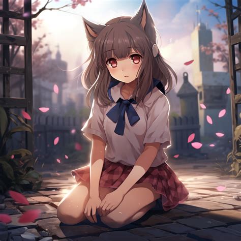 Cute anime wolf girl by cafepluto1212 on DeviantArt