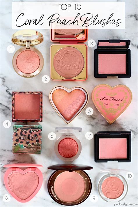 Top 10 Peachy Coral Blushes for Spring