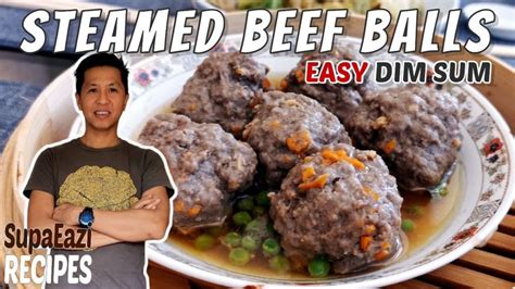 How to make Chinese Meatballs | Dim Sum Beef Balls Recipe - YouTube in 2022 | Beef balls recipe ...