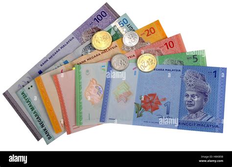 Malaysian Ringgit and Coins Stock Photo: 125815687 - Alamy