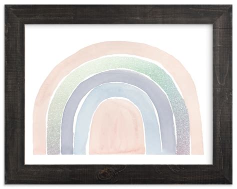 pastel rainbow Wall Art Prints by Kate Ahn | Minted