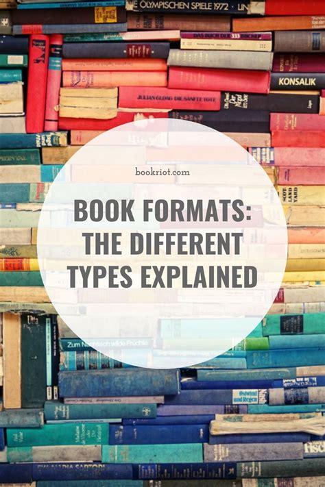 Book Formats: The Different Types Explained