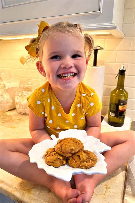 Easy 3 Ingredient Pumpkin Cookies + Chocolate Chips