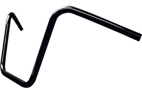 Flanders Handlebars 1" Handlebar- Original Ape Hanger -Black, Knurled Dimpled ...