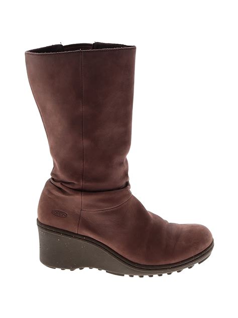 Keen Solid Brown Boots Size 8 1/2 - 66% off | thredUP