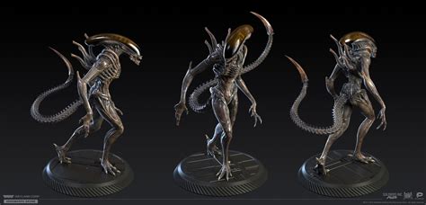 This is a 3D Model we created based on the concept art of Eugene Postebaylo for the AvP™ event ...