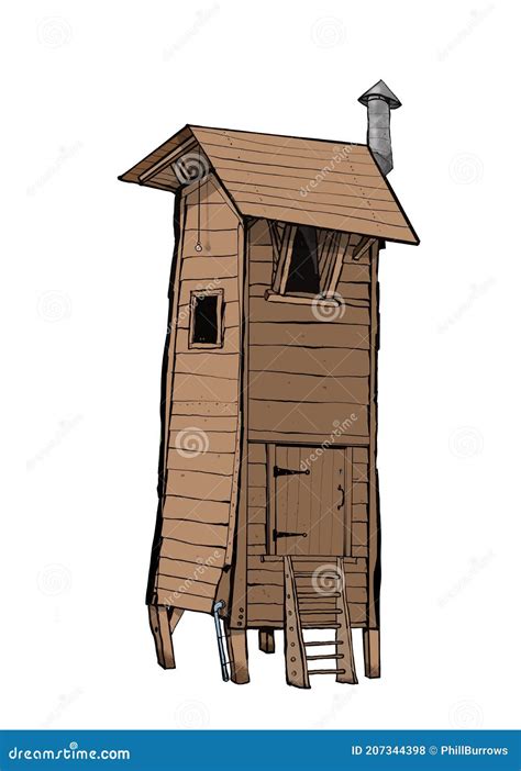 Cartoon Wooden Shack Royalty-Free Stock Image | CartoonDealer.com ...