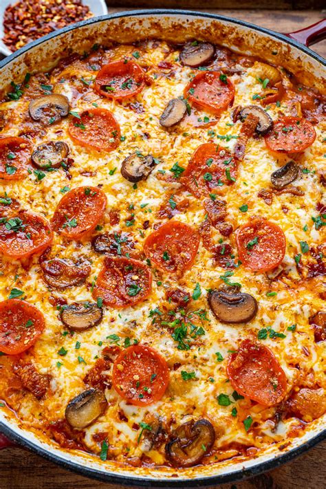 Pepperoni Pizza Pasta - Closet Cooking An easy to make one-pan pasta inspired by pizza with beef ...