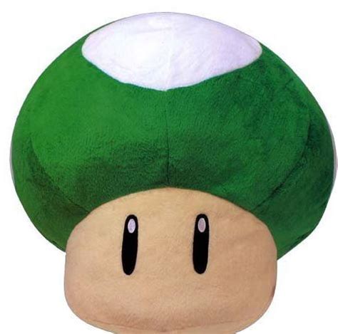 Super Mario Oversized Plush: 1-Up Mushroom