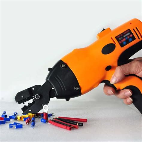 6100c cordless terminal crimping tool wire clamp insulation cable electrical tool 0.5 to 6mm2 ...